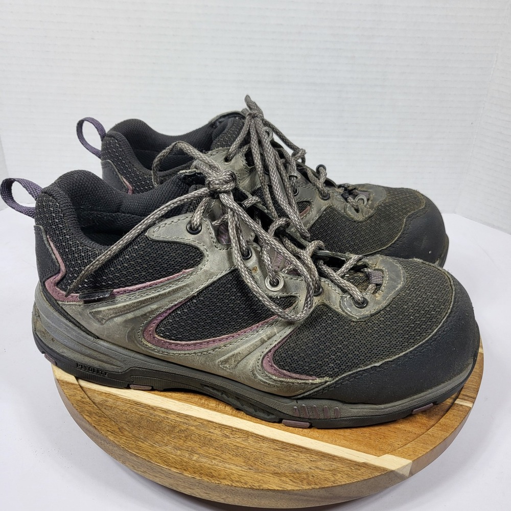 Danner Women's Springfield Low Gray ESD Composite Toe Shoes 12212 Size 8 Read*